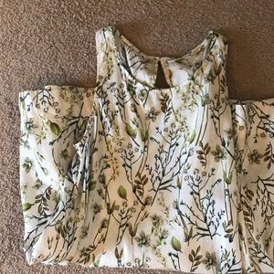 Cynthia Rowley Floral Linen Dress